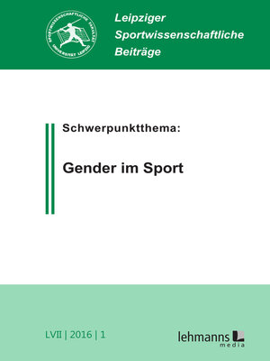 cover image of Leipziger Sportwissenschaftliche Beiträge